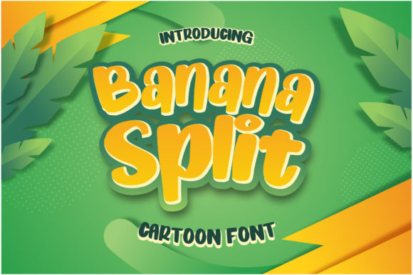 Banana Split Cartoon: A Font That Delivers Joyful Editorial Tone