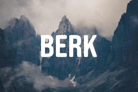 Berk: A Display Font with a Sharp, Confident Personality