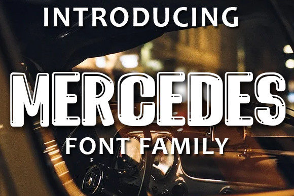 Choosing Mercedes as a Branding Font