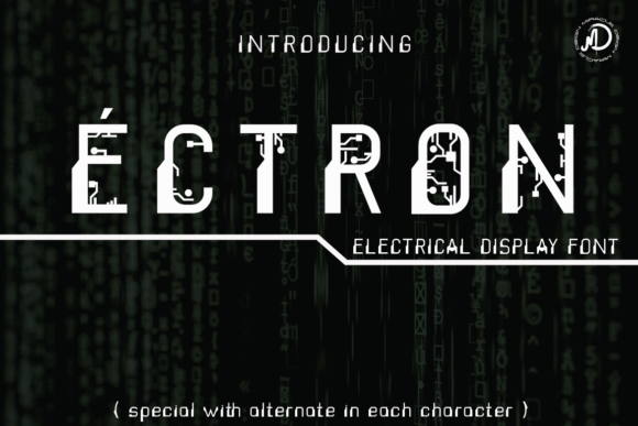 Ectron: The Robotic Display Font for Editorial Precision
