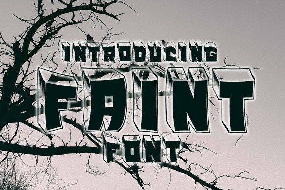 Faint: An Urban-Style Display Font for Branding Your Business