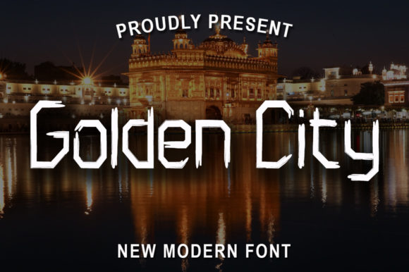 Golden City: A Display Font for Clearer Campaigns