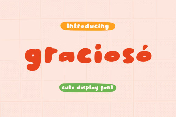 Gracioso: A Whimsical Display Font for Digital Creativity