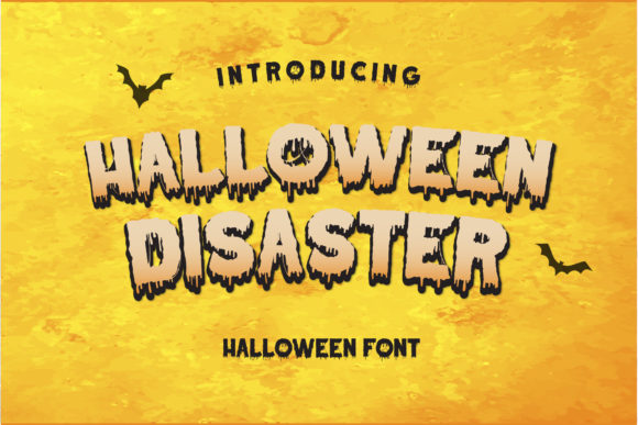 Halloween Disaster: A Chunky Display Font for Bold Digital Branding