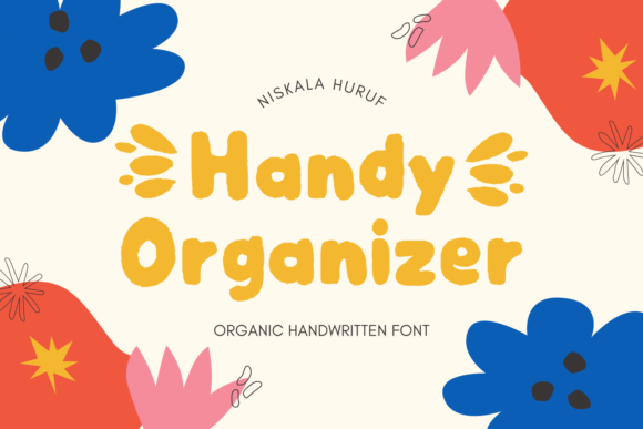 Handy Organizer: A Friendly Display Font for Brand Design