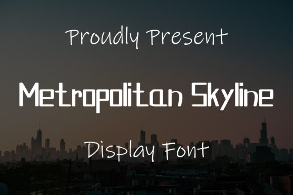Metropolitan Skyline: The Squared Font That Sharpens Your Brand