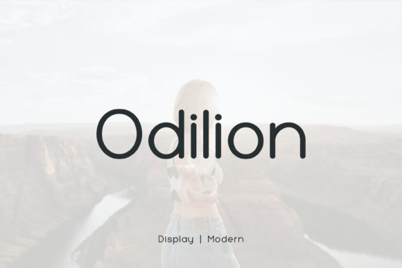 Odilion: A Techno-Minimalist Display Font for Digital Branding