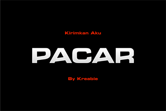 Pacar: A Modern Display Font for Editorial Confidence