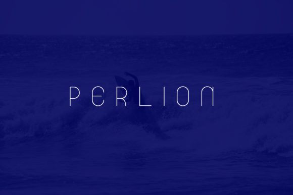 Perlion: A Display Font That Cuts Through the Visual Noise