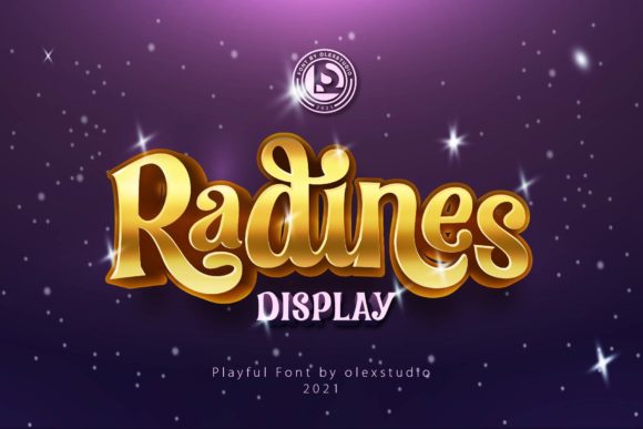 Radines: A Display Font for Bold Branding