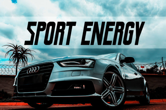 The Sport Energy Font for Dynamic Marketing Content