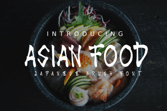 Using Asian Food Font to Strengthen Your Brand Identity